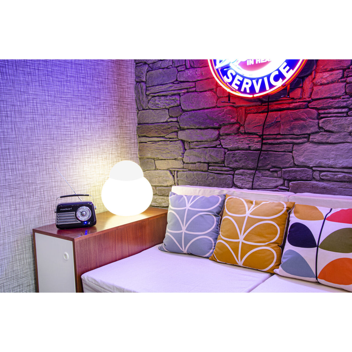 Madison Retro Radio m. Bluetooth og FM (Sort)