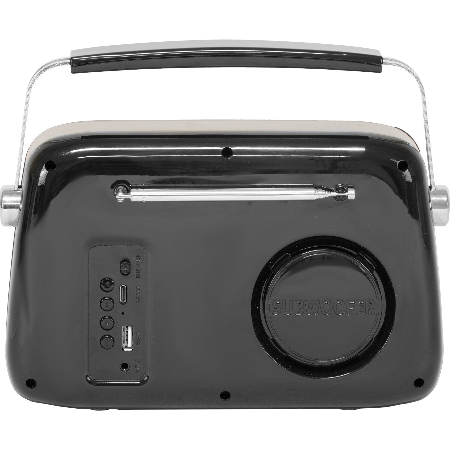 Madison Retro Radio med Bluetooth, FM og DAB (Sort)