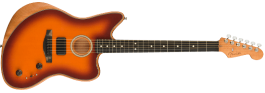 Fender American Acoustasonic Jazzmaster El-guitar (Tobacco Sunburst)