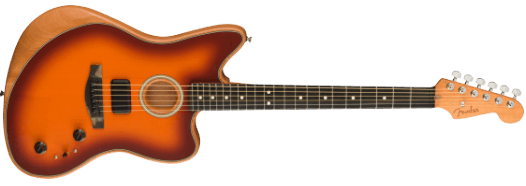Fender American Acoustasonic Jazzmaster El-guitar (Tobacco Sunburst)
