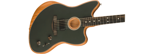 Fender American Acoustasonic Jazzmaster El-guitar (Tungsten)