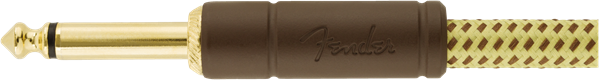Fender Deluxe Guitar Kabel Vinkelstik (Tweed, 3m)