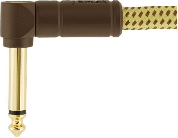 Fender Deluxe Guitar Kabel Vinkelstik (Tweed, 3m)