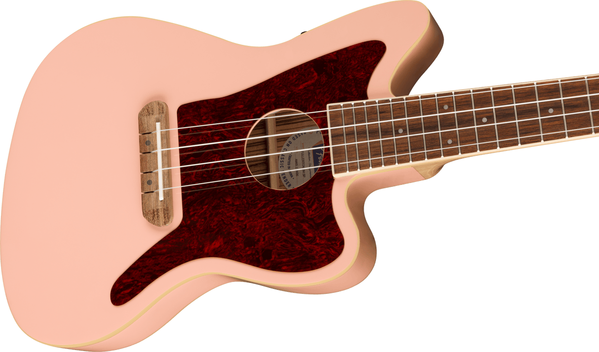 Fender Fullerton Jazzmaster Ukulele (Shell Pink)