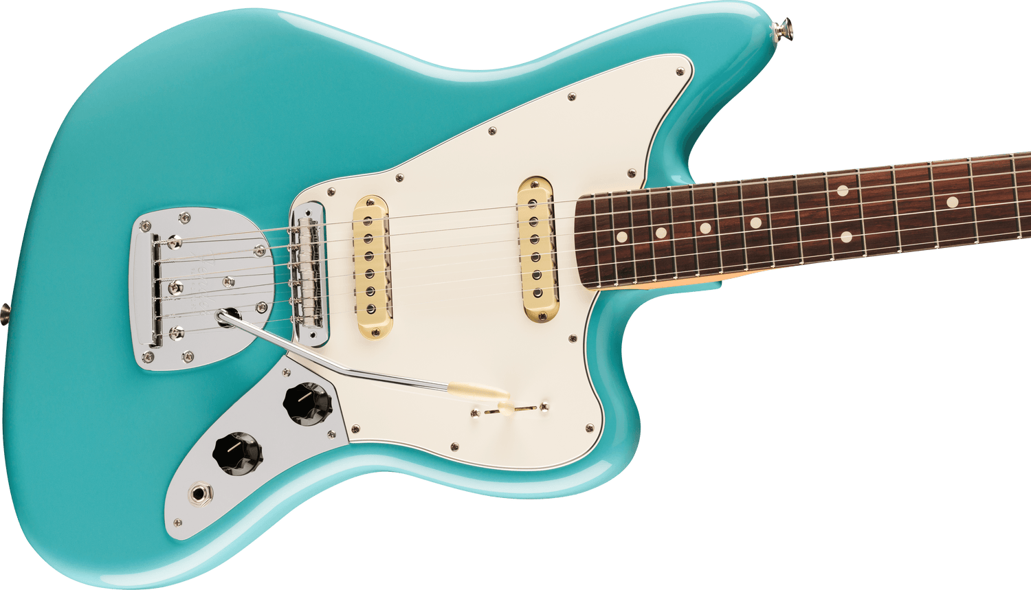 Fender Player II Jaguar El-guitar (Aquatone Blue)