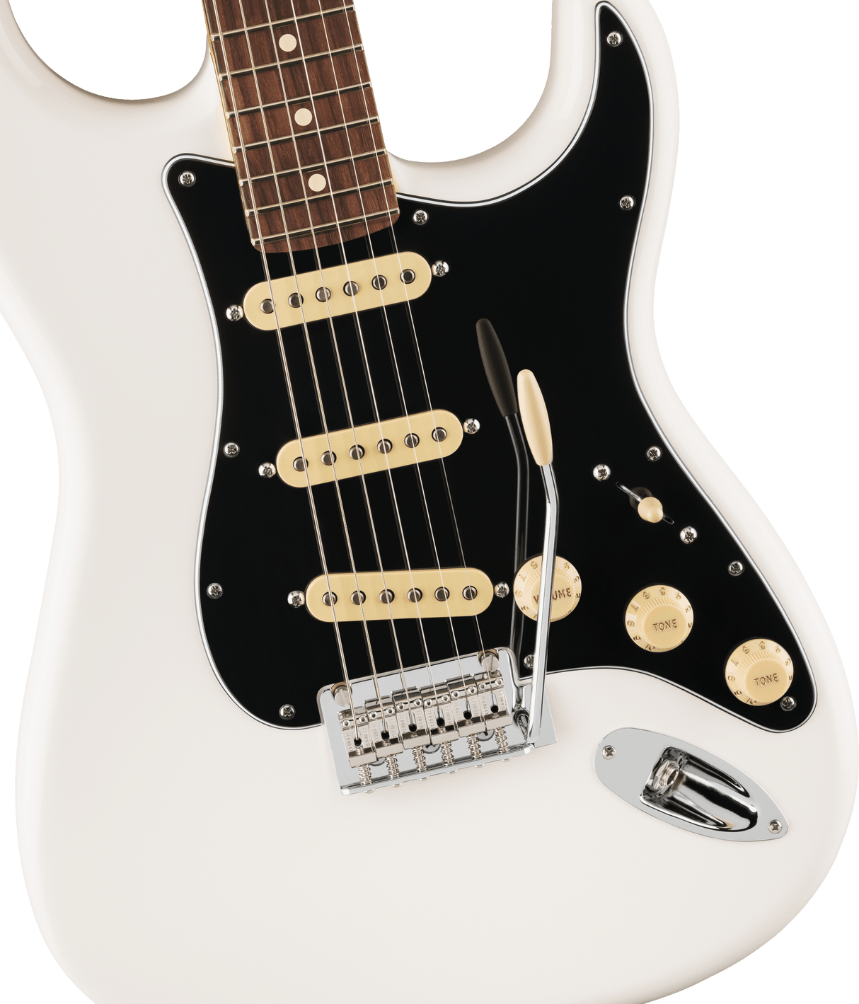 Fender Player II Stratocaser El-guitar (Polar White)