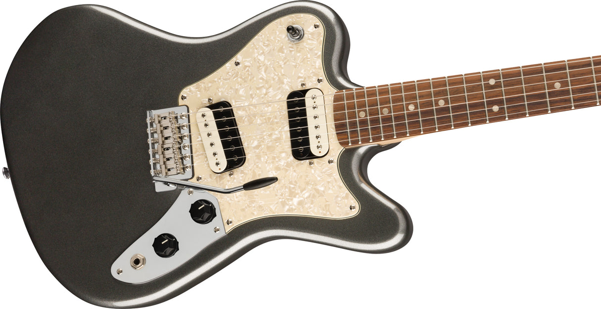 Fender Squier Paranormal Super-Sonic El-guitar (Graphite Metallic)