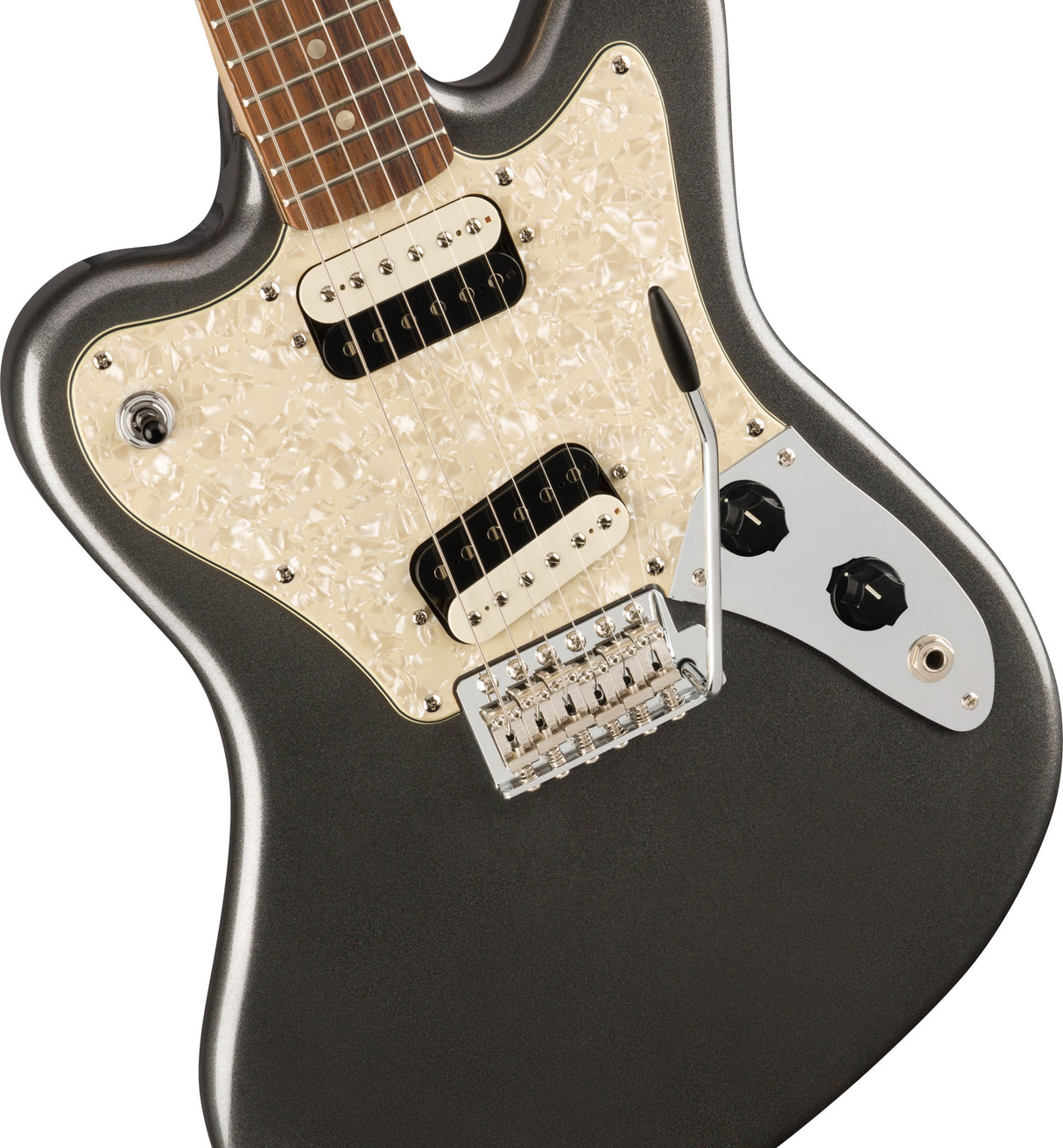 Fender Squier Paranormal Super-Sonic El-guitar (Graphite Metallic)