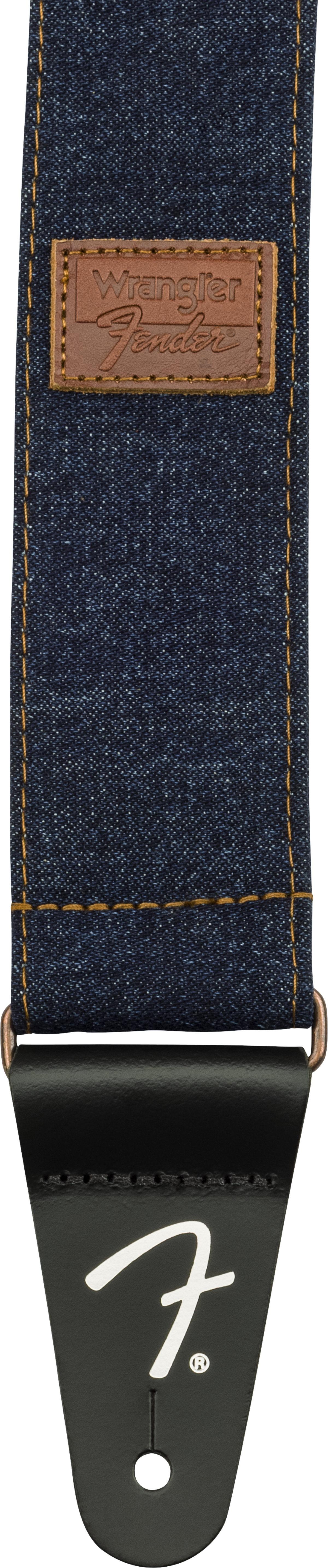 Fender x Wrangler Denim Guitarrem (Dark Indigo, 2")