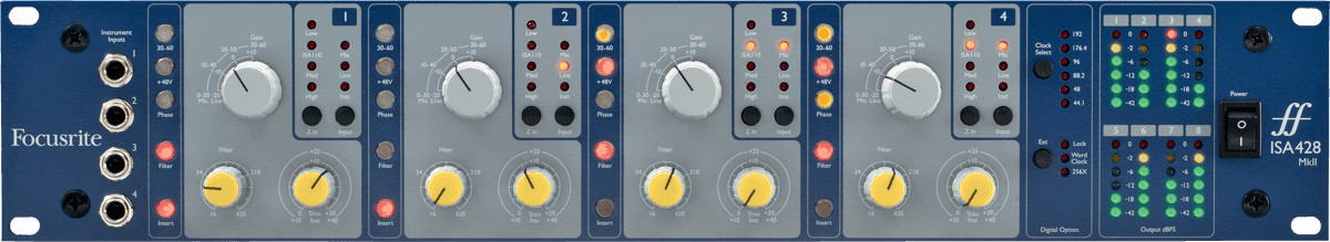 Focusrite ISA 428 mkII Mikrofon Preamp