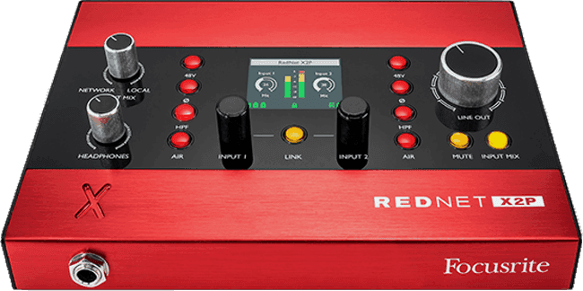 Focusrite RedNet X2P Lydkort