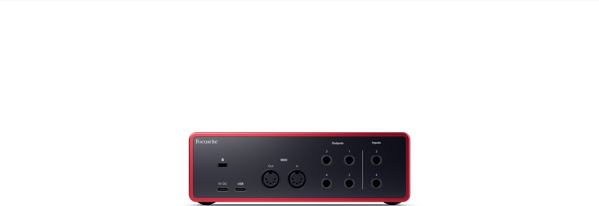 Focusrite Scarlett 4i4 4th Gen Lydkort