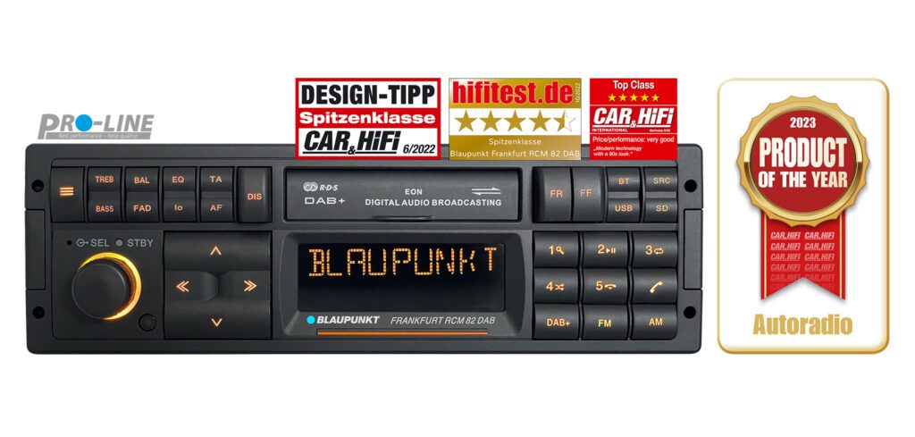RETURVARE- Blaupunkt Frankfurt RCM 82 Bilradio m. DAB+ og Bluetooth