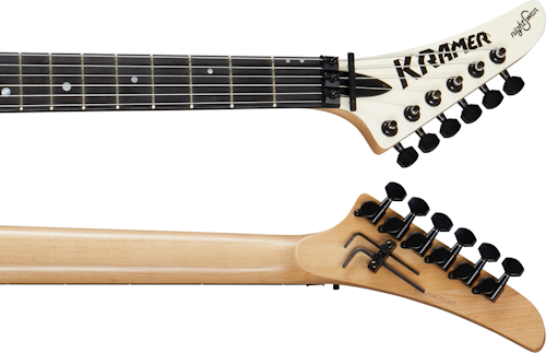 KRamer Guitars NightSwan El-guitar (Vintage White Aztec Graphic)