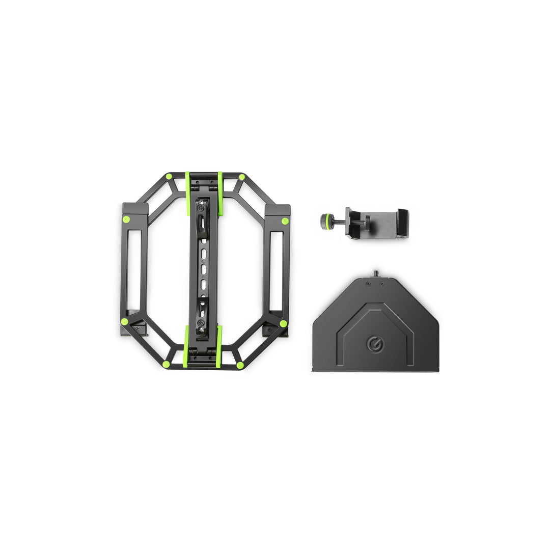 Gravity KSX 2 RD SET 2 - Dobbelt X-formet keyboardstativ og støttebord, sæt 2