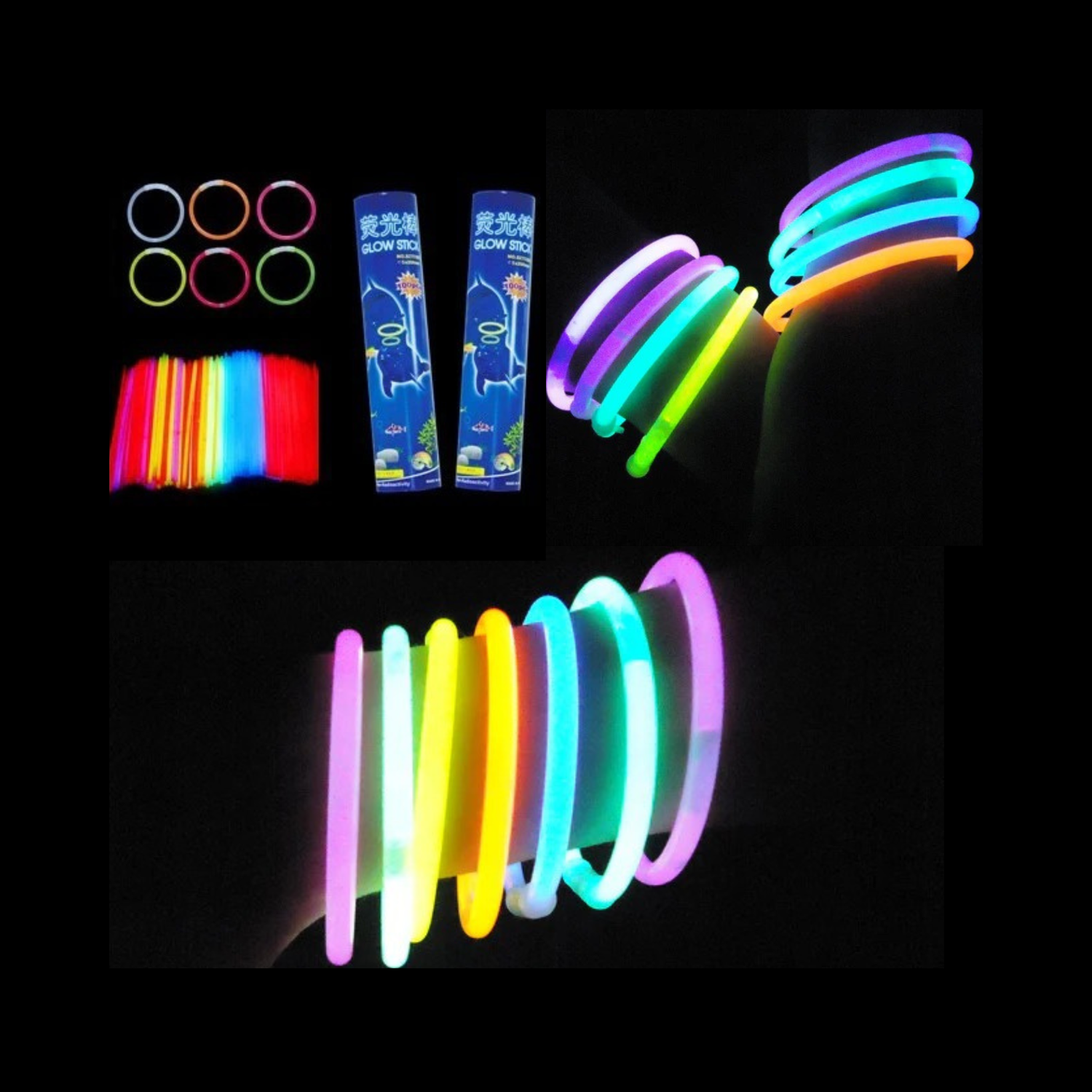 Knæklys pakke med 300 stk.