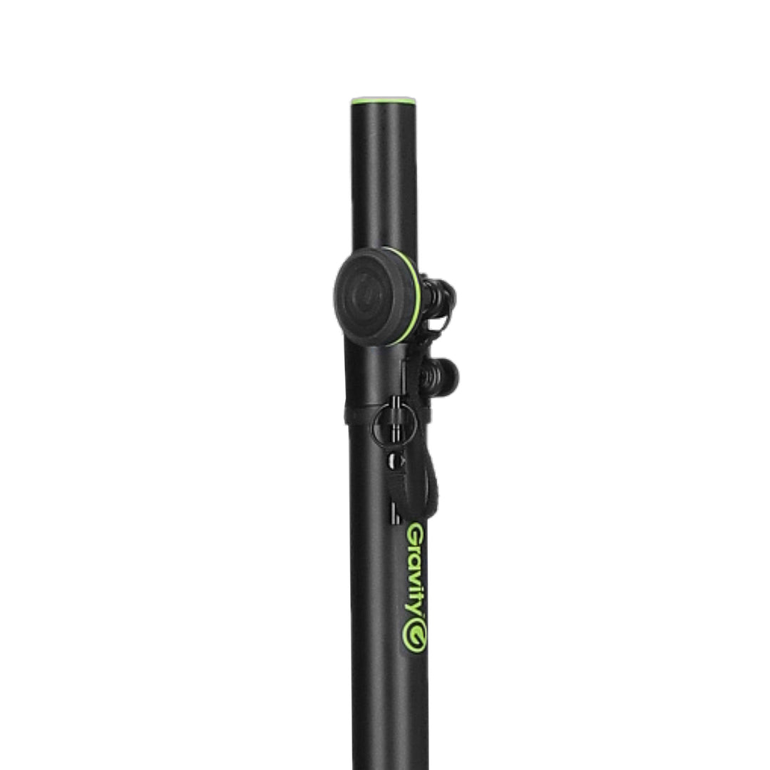 Gravity LS 431 C B - Lysstativ og højttalerstativ med kompakt, firkantet stålbase og mulighed for off-centre montering