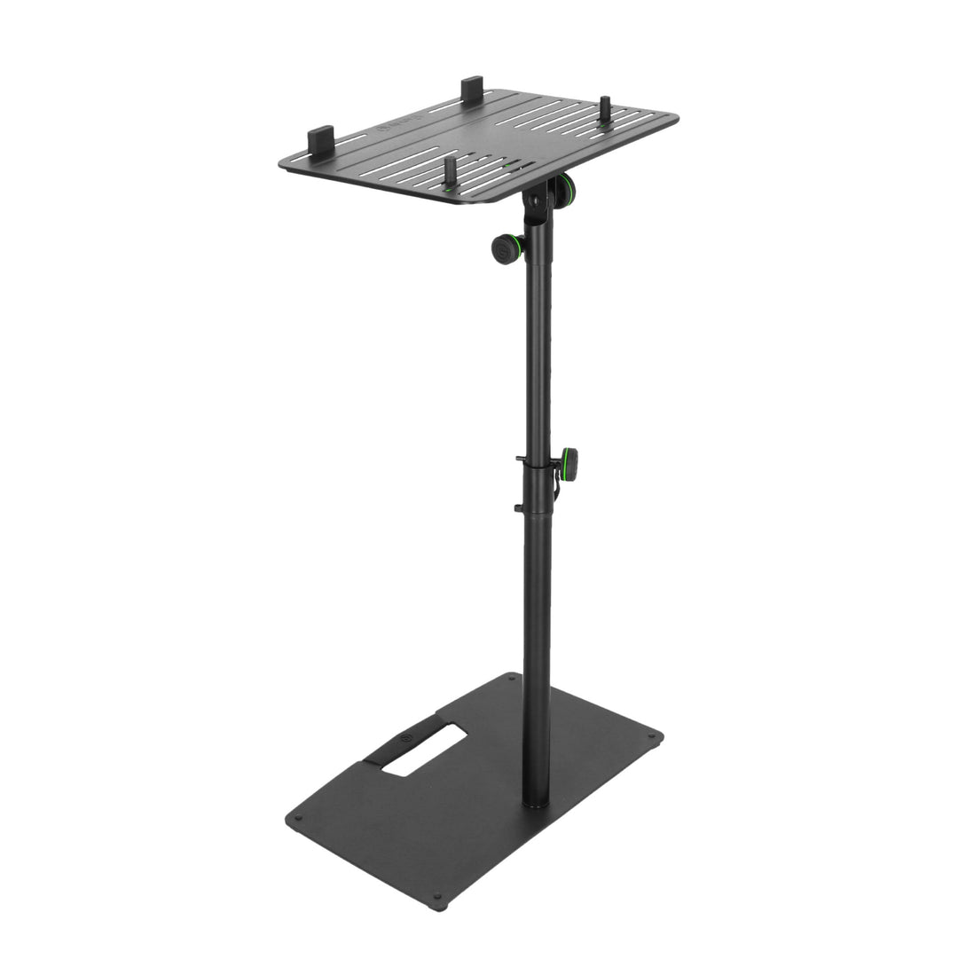 Gravity LTS T 02 B - Universelt laptopstativ med justerbare holdepinde og stålbase, sort