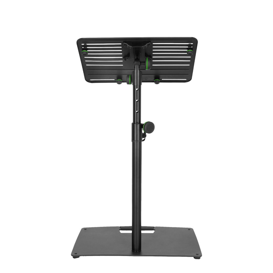 Gravity LTS T 02 B - Universelt laptopstativ med justerbare holdepinde og stålbase, sort