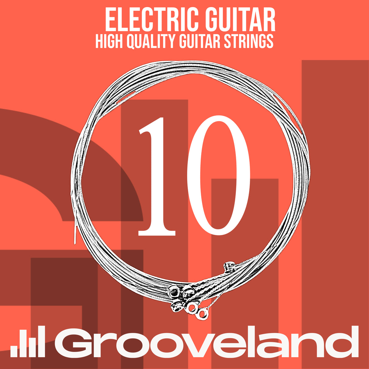 Grooveland EG10 El-guitar Strenge