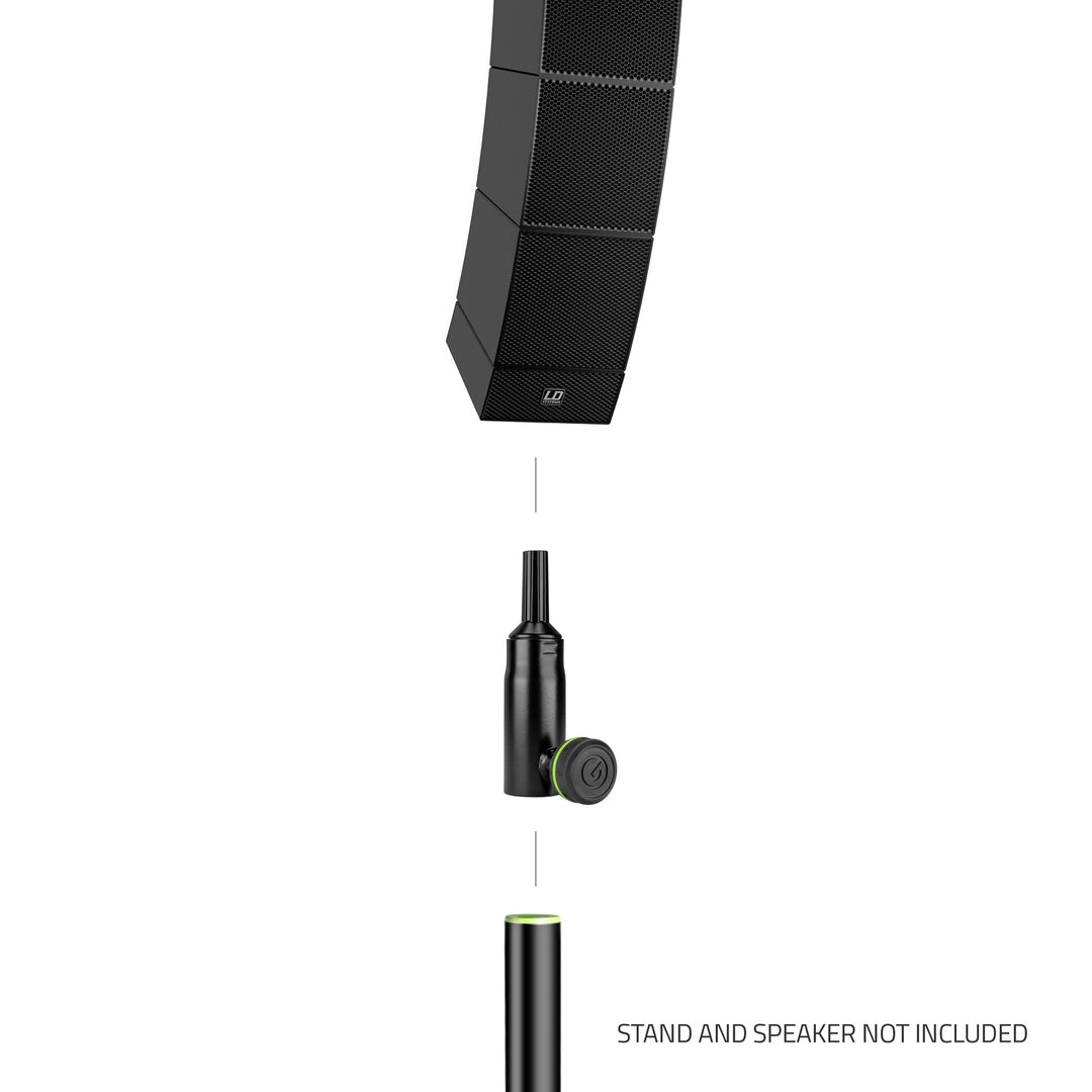 Gravity SF CURV M - Reduktionsflange 36 mm til Curv-flange han til korrekt dansk