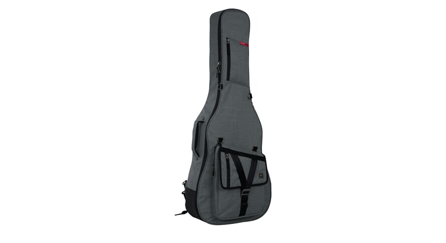 Gator GT-ACOUSTIC-GRY gig bag til westernguitar, grå