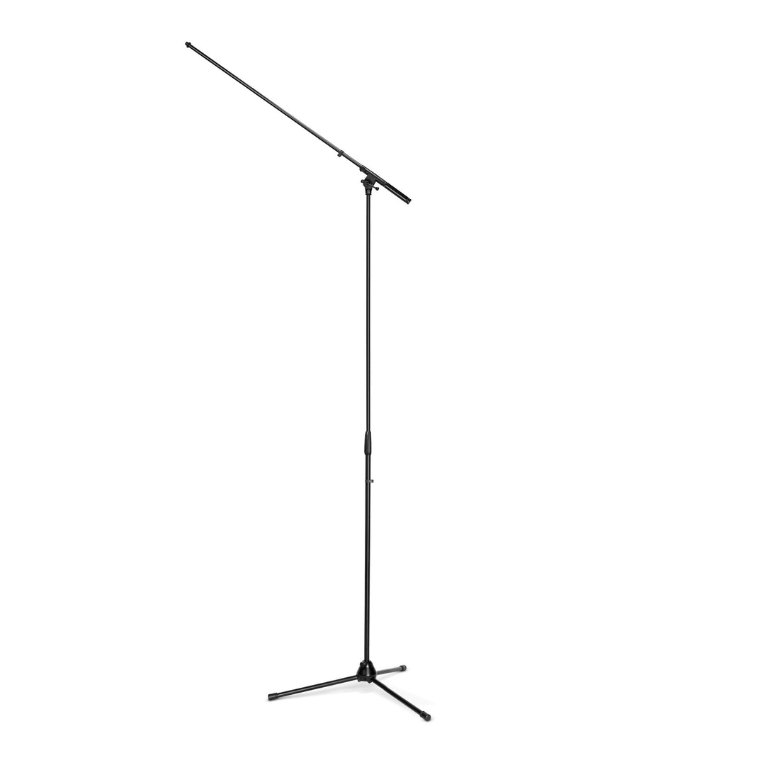 Gravity TMS 4321 OH B - Overhead-mikrofonstativ til turnébrug med ekstra bredt sammenklappeligt trefodsstativ og ekstra lang boom-arm