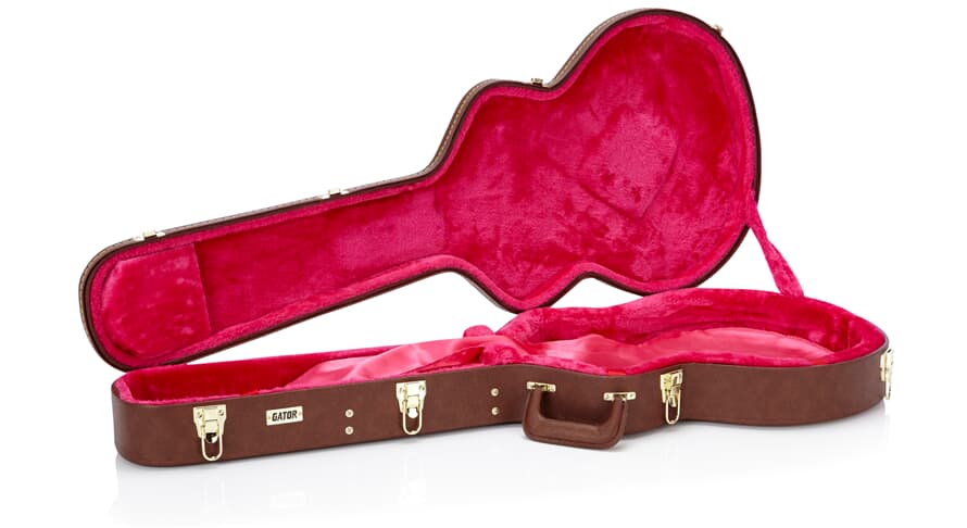 Gator GW-335-BROWN trækasse til semi-hollow, brun