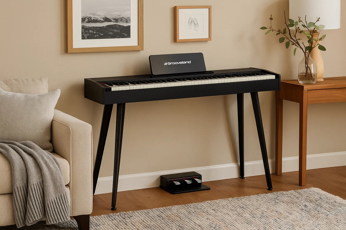 Grooveland DDP-140 El Klaver (Sort) Bundle