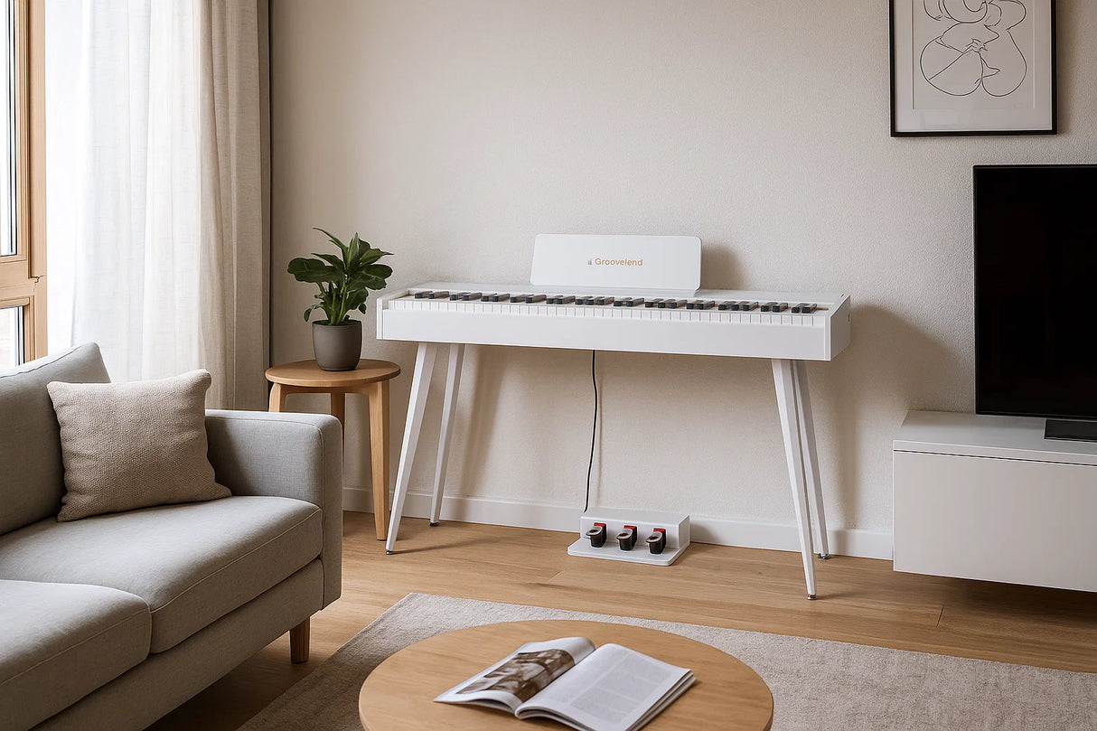 Grooveland DDP-140 El Klaver (Hvid)