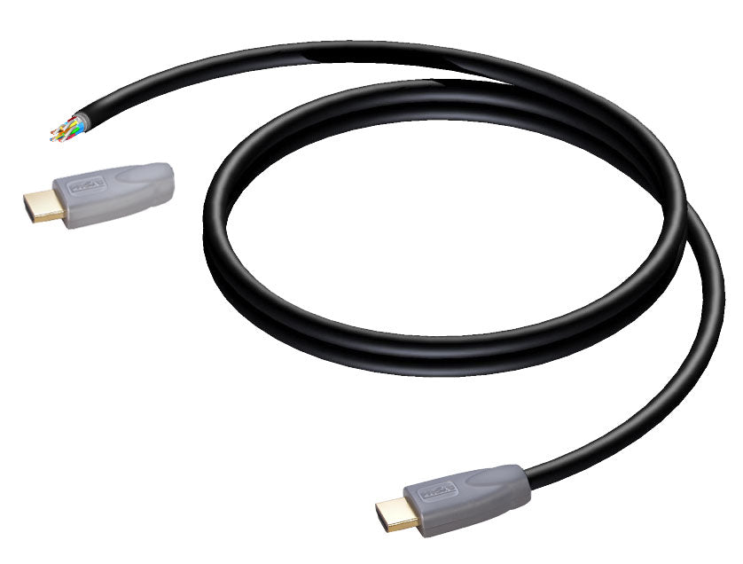 ProCab HDMI kabel, 1 ende u/stik 20 meter