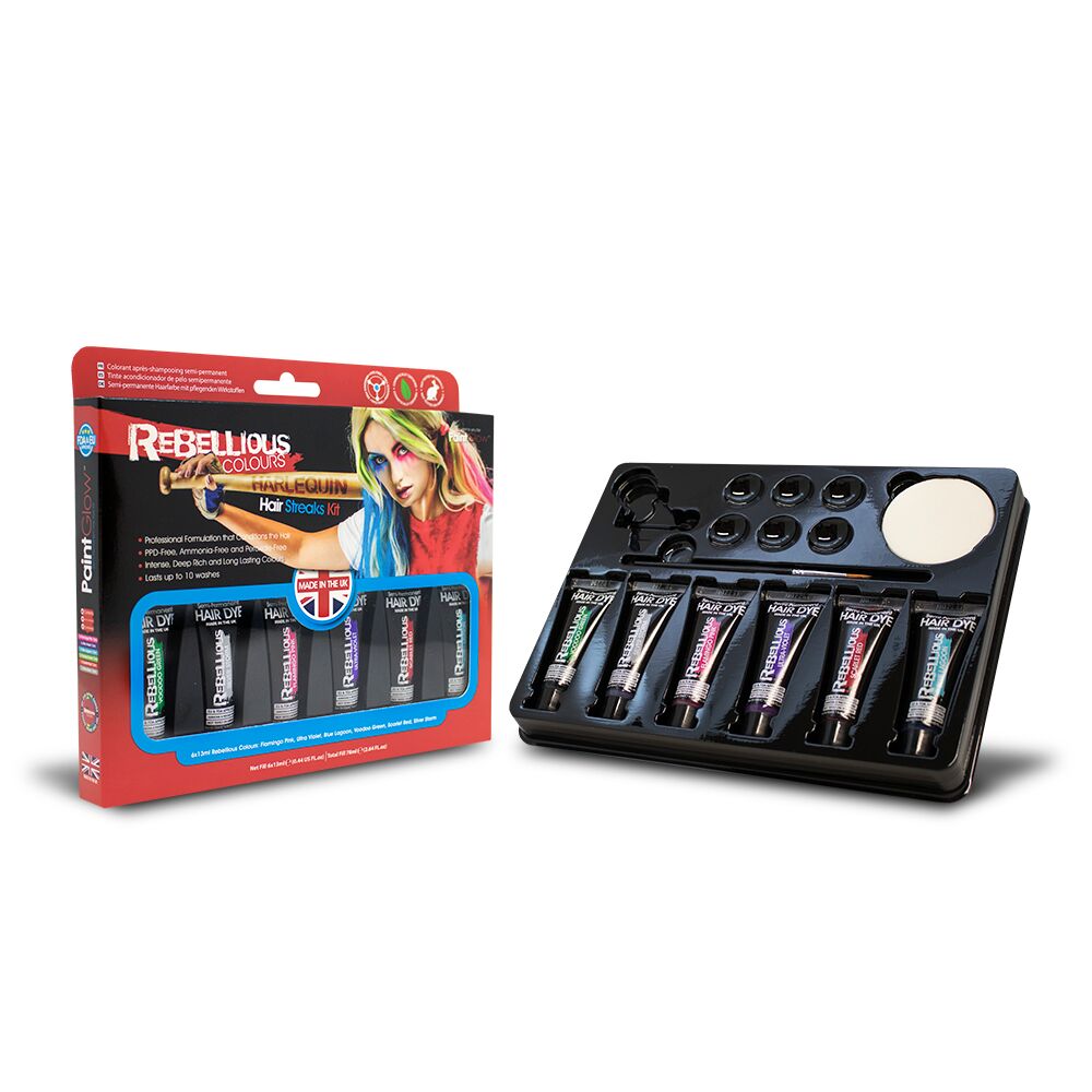 Harley Quin Semi Permanent Hårfarve Sæt
