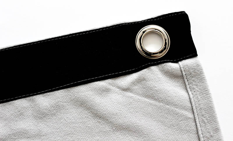 Molton Bagtæppe m. Øjer (Lysegrå)