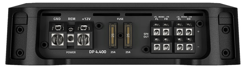 HERTZ 4-Kanals Bil D-klasse Forstærker (4x125W)