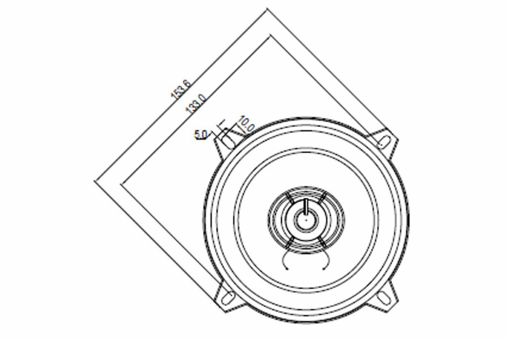 BLAUPUNKT ICx 542  2-vejs Bilhøjttalere (13 cm, 5,4")