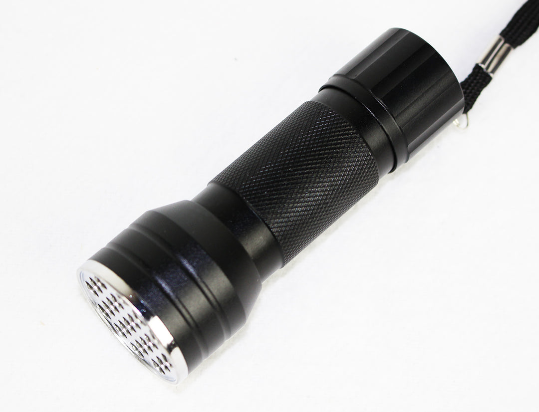 UV Lommelygte m. 21 LED Dioder