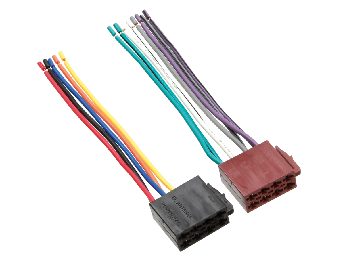 ISO-stik m. Løse Ledninger (Hun)