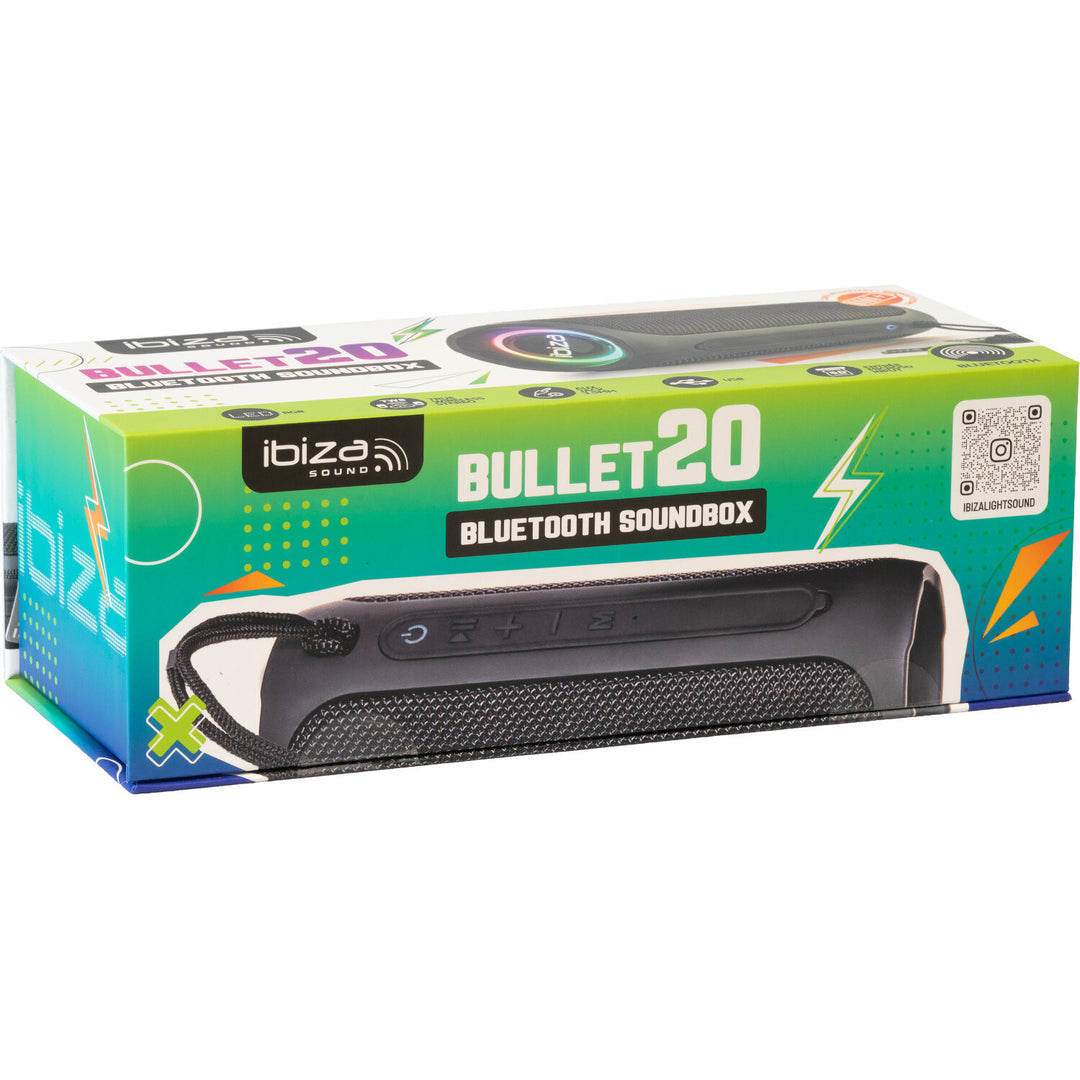 Ibiza BULLET20 Bluetooth Højtaler