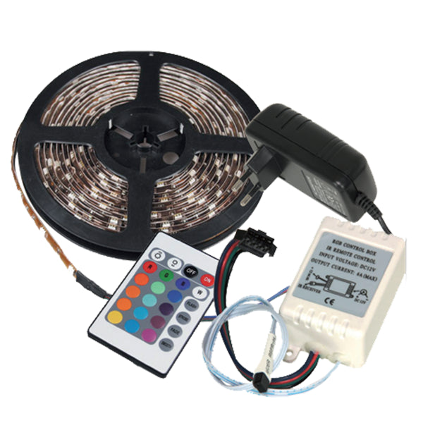 4 x Ibiza LED Strip (Multifarvet, 5m) + Free Gift