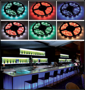 4 x Ibiza LED Strip (Multifarvet, 5m) + Free Gift