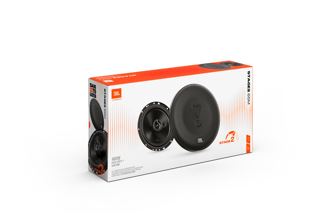 JBL Stage2 Gen2 65M 6,5" 3-vejs bilhøjttalere