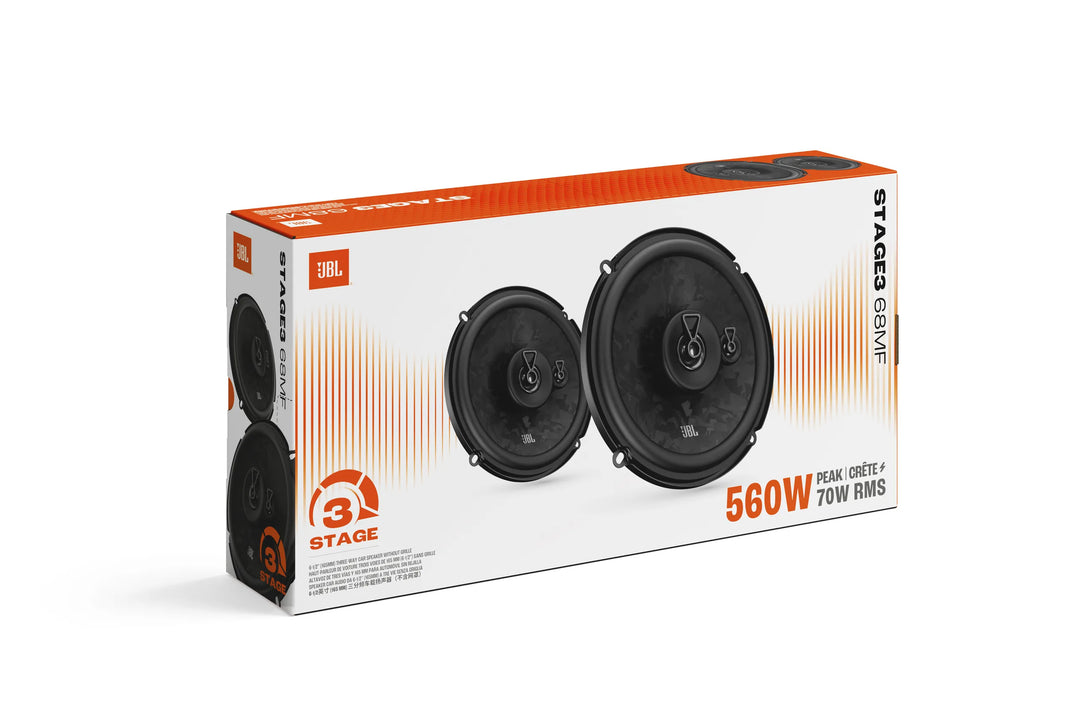 JBL Stage3 Gen2 68MF 6,5" 3-vejs bilhøjttalere