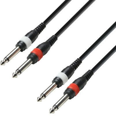 3 Star 6,3mm Stereo Jack Kabel (3m)