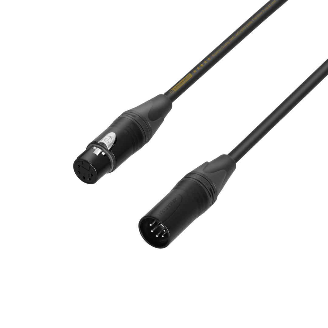 Adam Hall Cables 5 STAR DGH 1500 - DMX-kabel | Neutrik® 5-polet XLR | 15 m