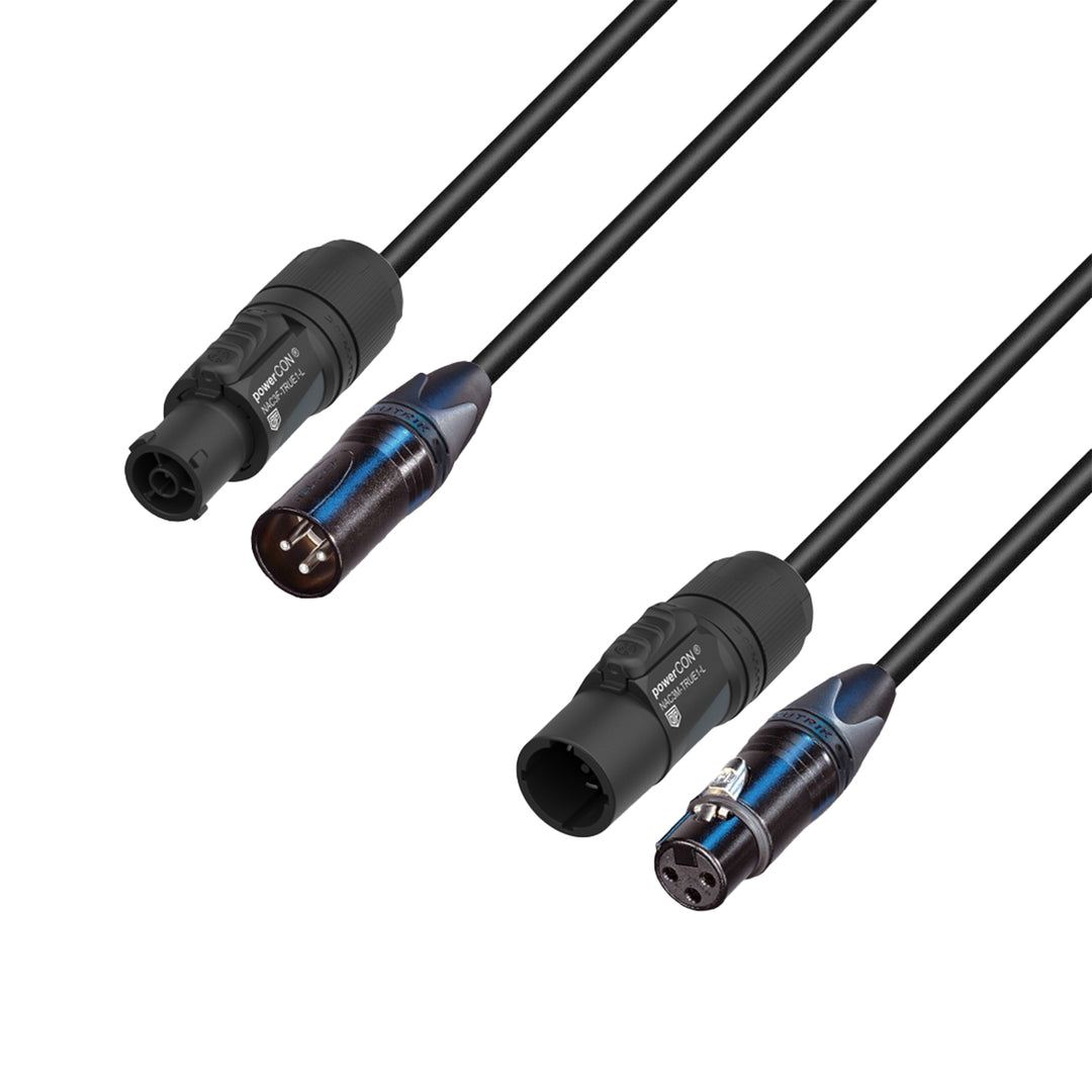 Adam Hall-kabler 5 STAR H TCON A 1000 - Hybridkabel audio | Neutrik® XLR x TRUE1® | 10 m