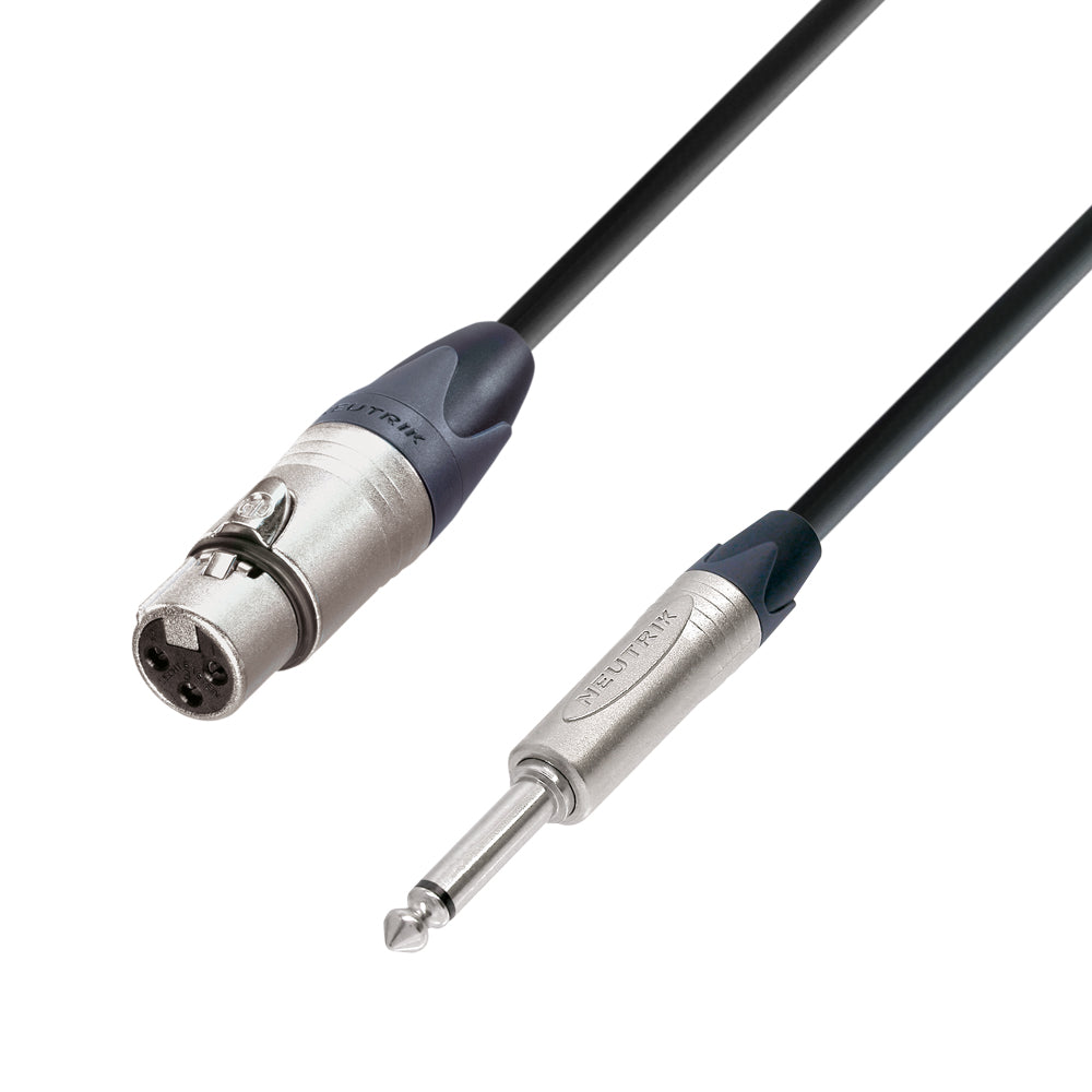 Neutrik XLR Hun til 6.3mm Jack Adapterkabel (10m)