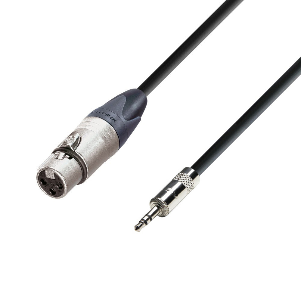 Adam Hall Cables 5 STAR MYF 0300 - Balanceret kabel Neutrik® XLR hun x Rean® minijack TRS | 3 m