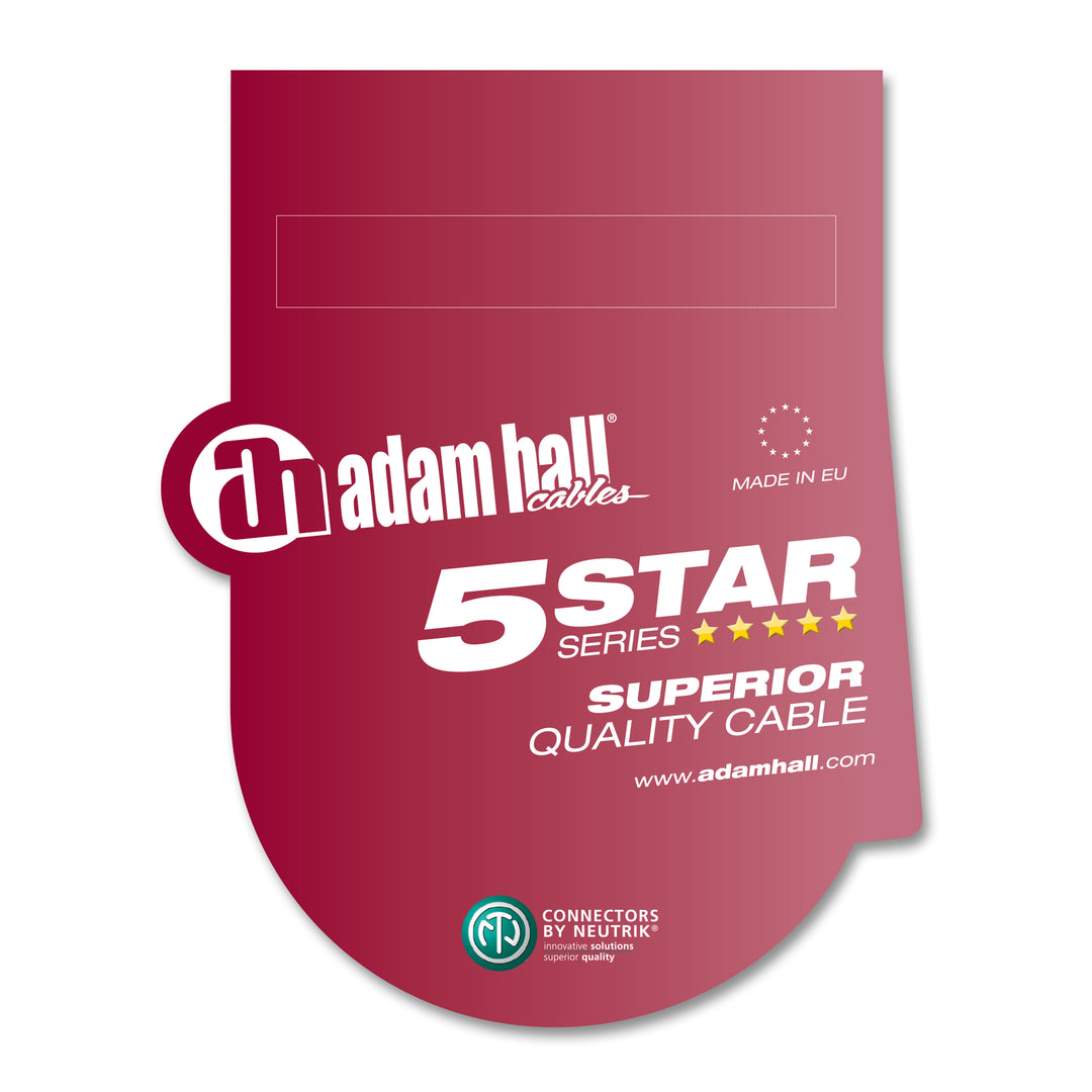 Adam Hall Cables 5 STAR 2,5 SPEAKON 10 m - højttalerkabel Neutrik speakON® 4-polet 2 x 2,5 mm² | 10 m