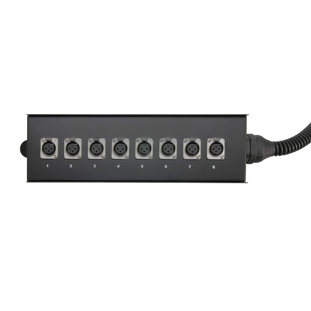 Multikabel med Stage Box 8/0 (10 m)