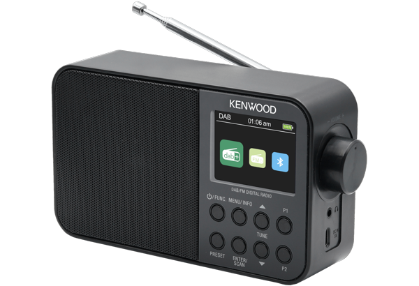 Kenwood CRM30DABB DAB+ Radio (Sort)